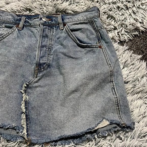 WE the free denim skirt size 25 - Picture 3 of 14